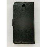 Black Book Case Flip with Strap For Nokia 2.3 TA-1211 Slim Fit Look